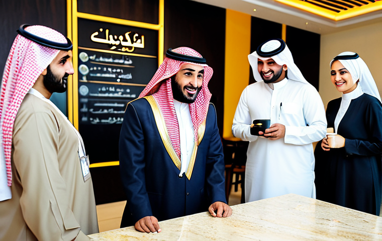 셀프 매니지드 팀과 고객 피드백 활용하기 - Empowered Businesswoman**

"A confident Arab businesswoman in a modern, brightly lit office in Dubai...