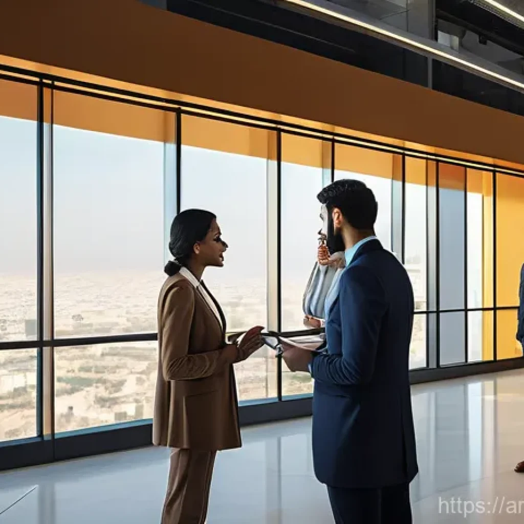 셀프 매니지드 팀의 업무 관리 시스템 구축 - **Image Prompt 1: Empowered Diverse Team in Modern Arab-Inspired Workspace**
    A high-resolution, ...